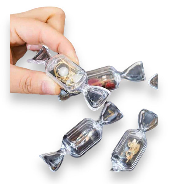 Mini Doosje in Snoepvorm - Plastic, 2,5 cm