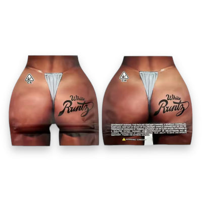Gripzakjes Sexy Booty 12x12 cm - 10 stuks