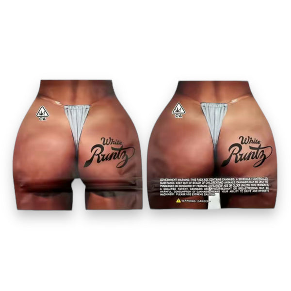 Gripzakjes Sexy Booty 12x12 cm - 10 stuks