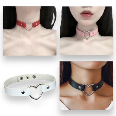 Choker Punk Style - 4 kleuren