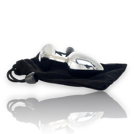 Bossoftoys - Silver Plug - Diamond Stone - Length 7 cm - Dia 2,7 cm - 4 Colours