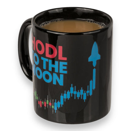 Kinky Pleasure - B055 - Heat Reacted - Hodl To The Moon Drinking Mug - 300ml