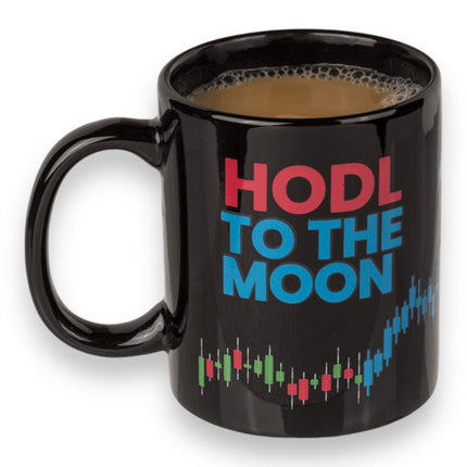 Kinky Pleasure - B055 - Heat Reacted - Hodl To The Moon Drinking Mug - 300ml