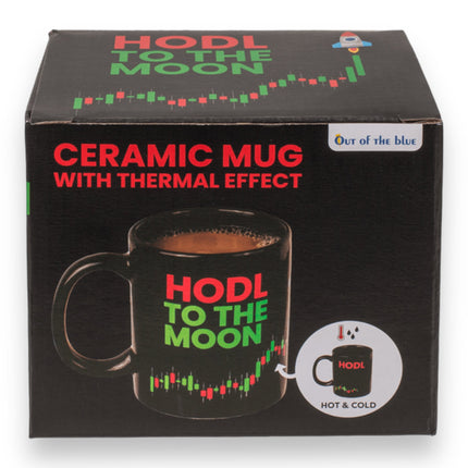 Kinky Pleasure - B055 - Heat Reacted - Hodl To The Moon Drinking Mug - 300ml