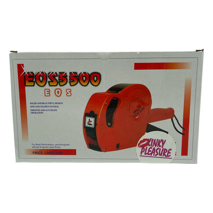 Prijstang Met Prijs Stickers - 5500 Stuks - 3 Rollen Inkt - Blauw
