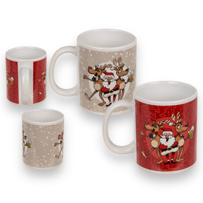 Crazy Santa Kerstmok 325 ml - Rood of Wit