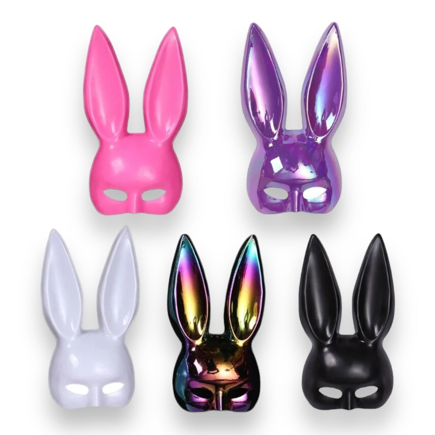 Rabbit Mask - Available in 5 Colors - Includes Colorful Box