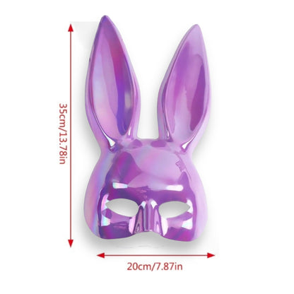 Rabbit Mask - Available in 5 Colors - Includes Colorful Box