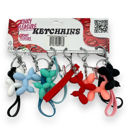 Keychain Doggy "I WANT YOU" 6 Colors 