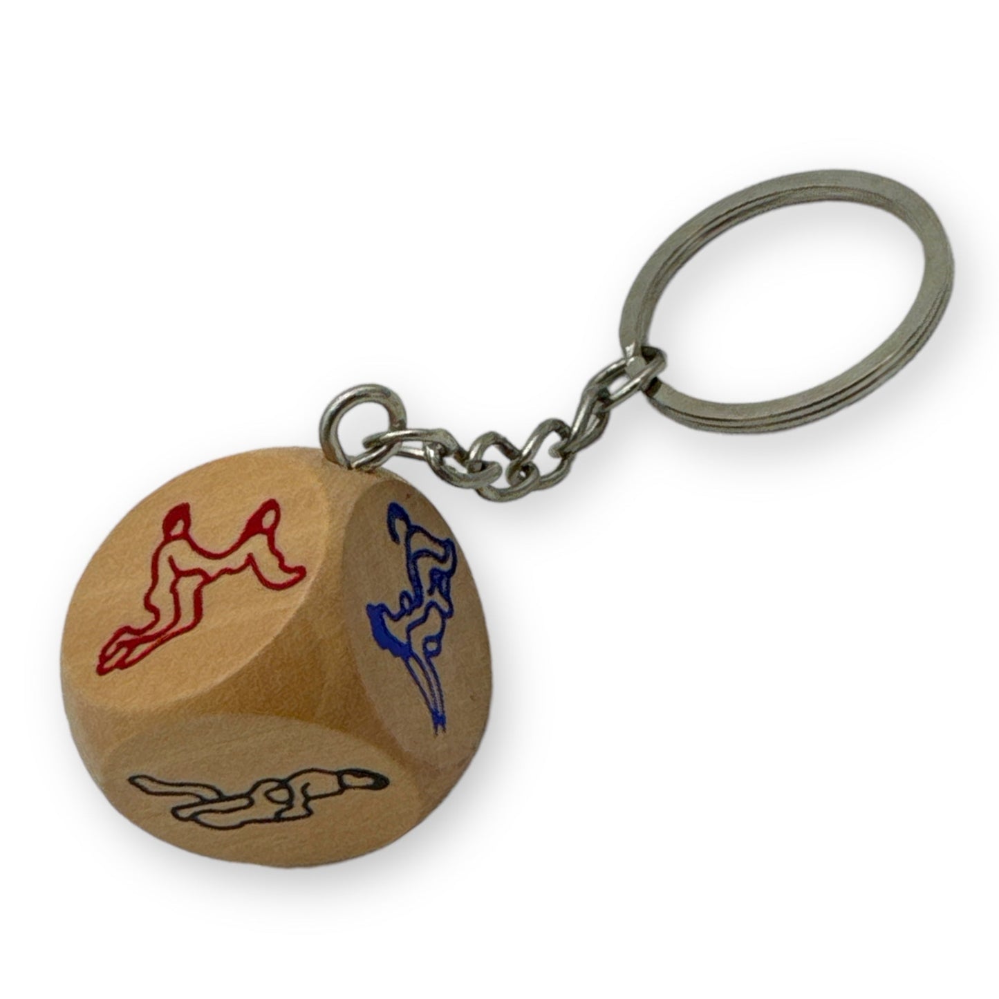 Keychain with Sex Dice 