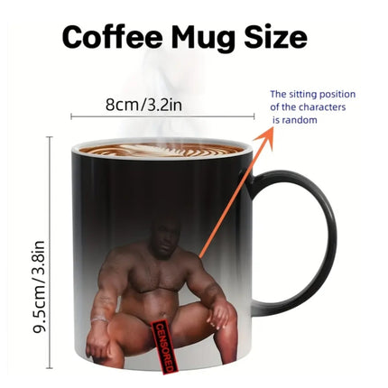 Grappige Spierbundel Koffiemok - Een Humoristische Koffiebeker voor een Vrolijke Ochtendroutine