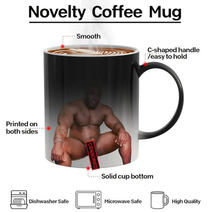 Grappige Spierbundel Koffiemok - Een Humoristische Koffiebeker voor een Vrolijke Ochtendroutine