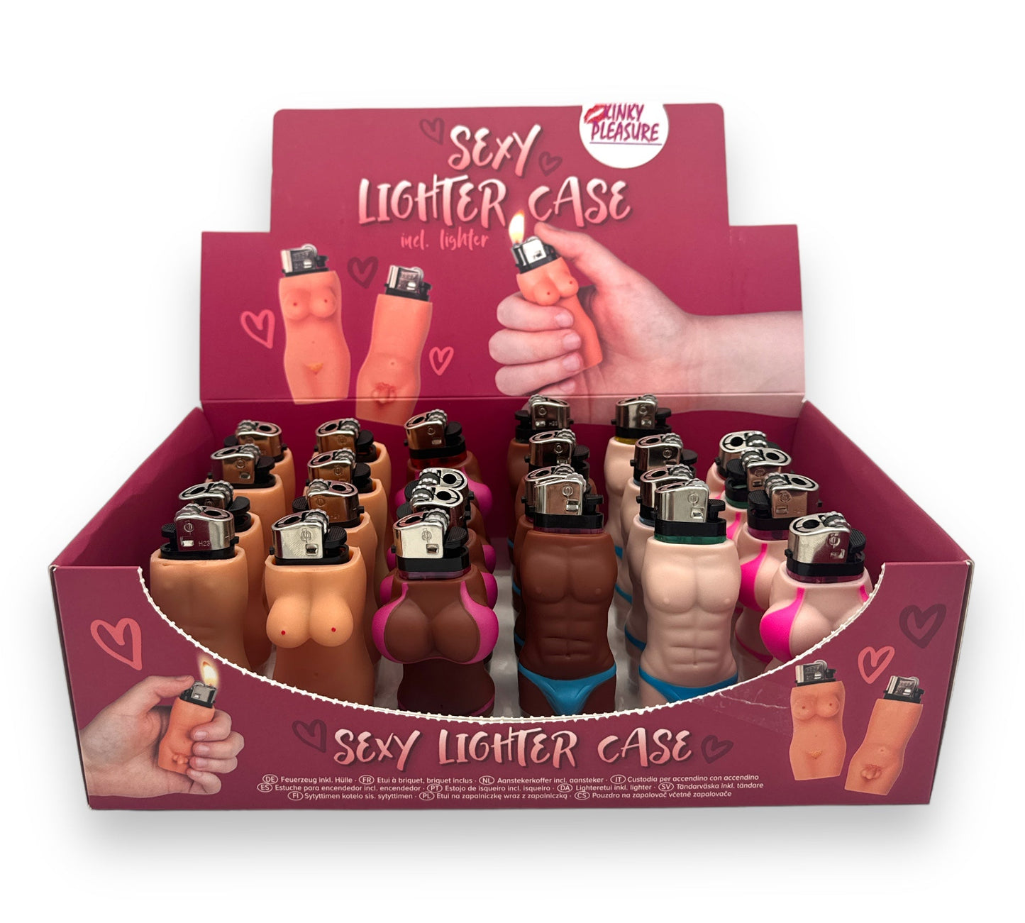 Aanstekerhoes Sexy Body voor Man of Vrouw in 3 Kleuren