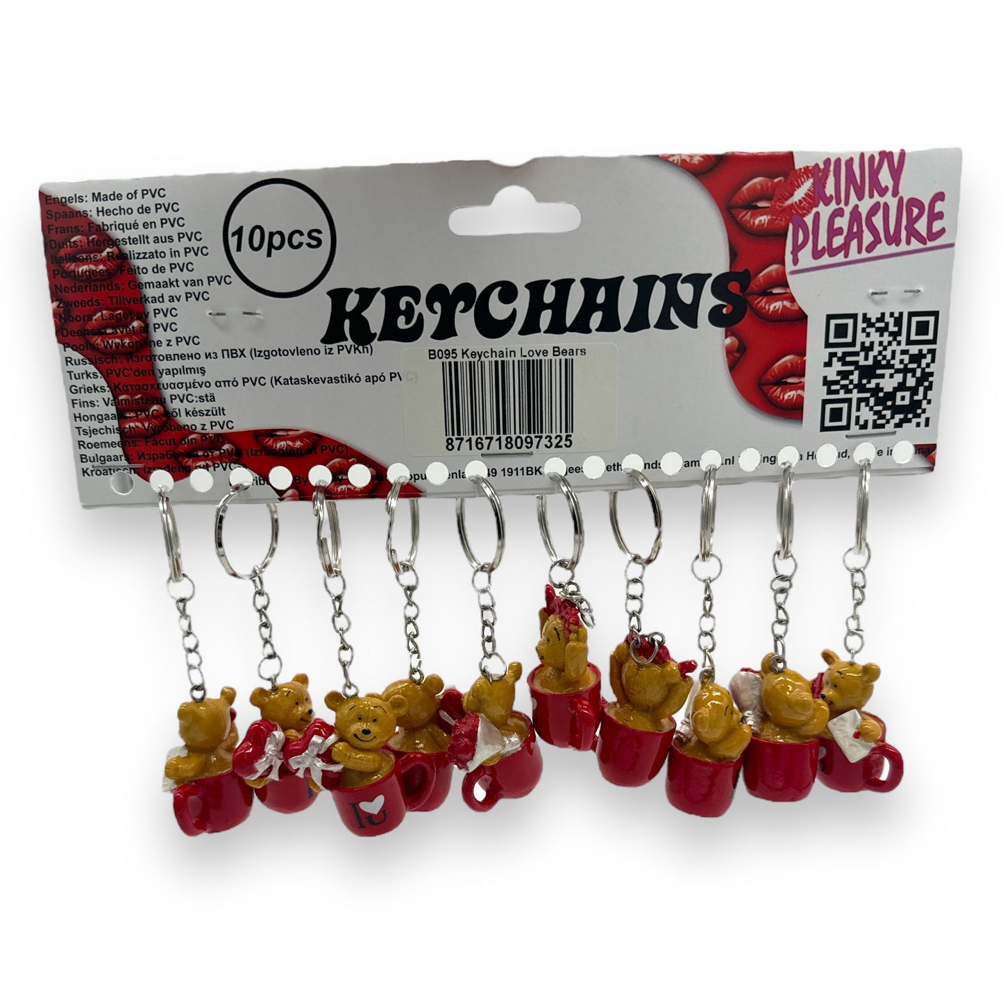 Keychain 'Love Bears' - 4 Models 