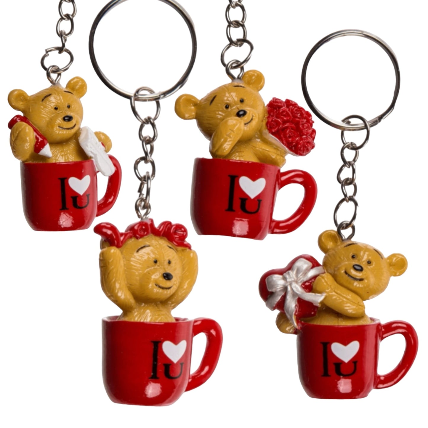 Keychain 'Love Bears' - 4 Models 