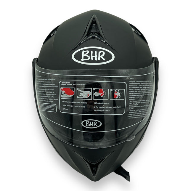 BHR Motorcycle Helmet Black