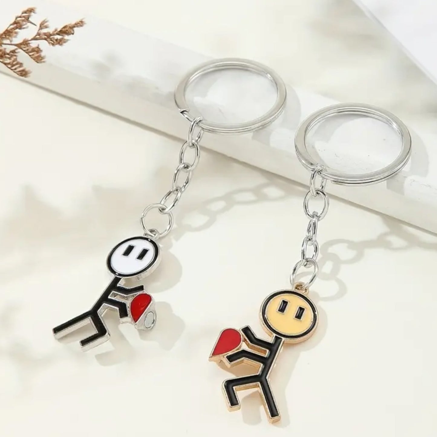 Keychain 'Together Heart' Males - 2 Models 