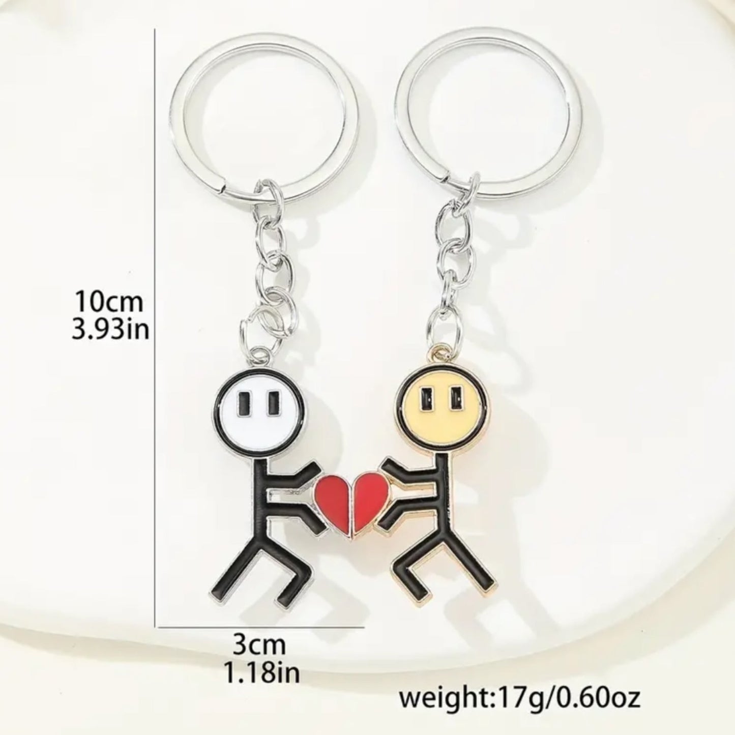 Keychain 'Together Heart' Males - 2 Models 