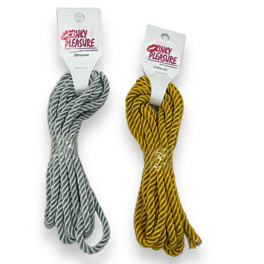 Kinky Pleasure Jute Rope - Versatile &amp; Strong - Duo Pack in Trendy Colors