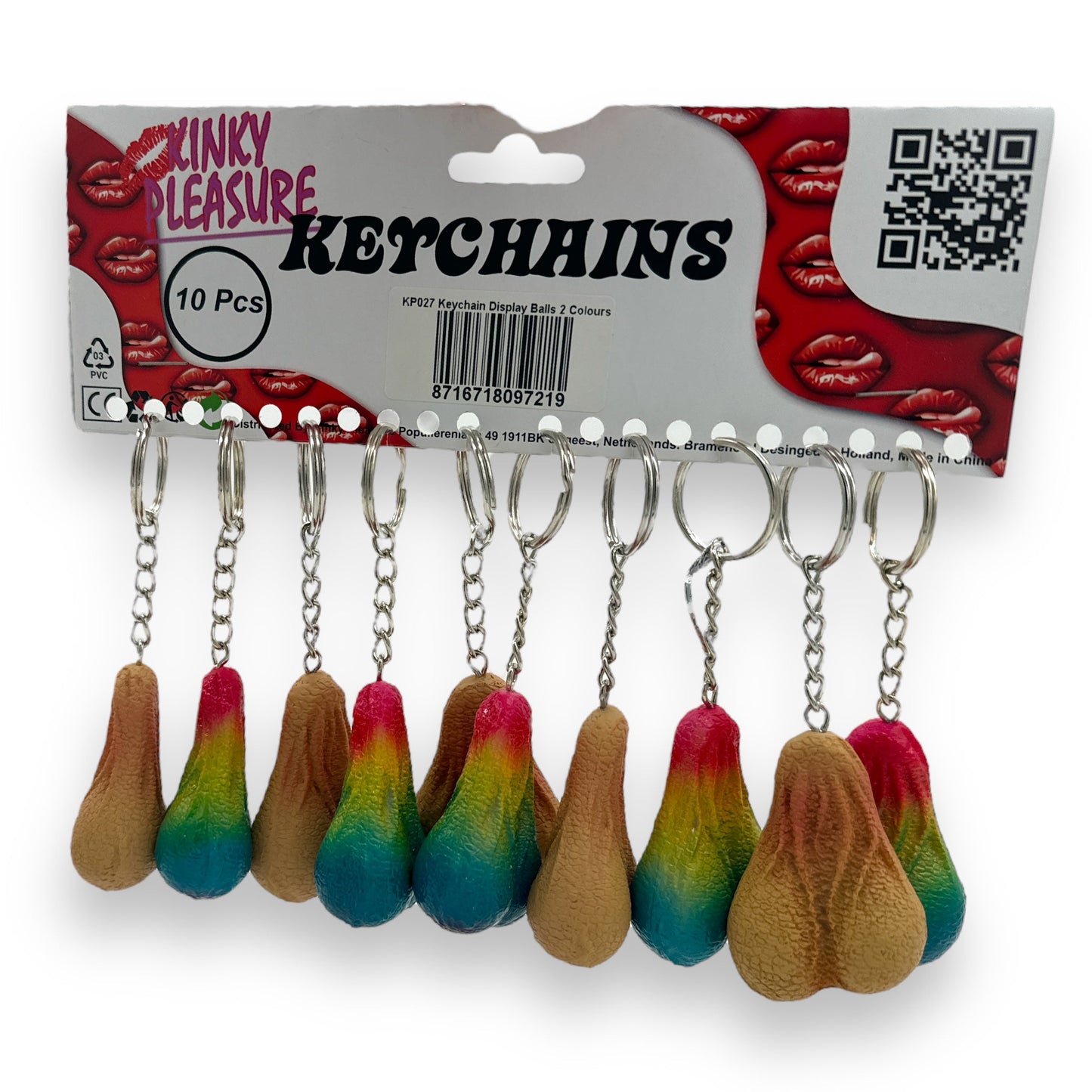 Keychain 'Bonte Ballen' - Available in 2 Colors 