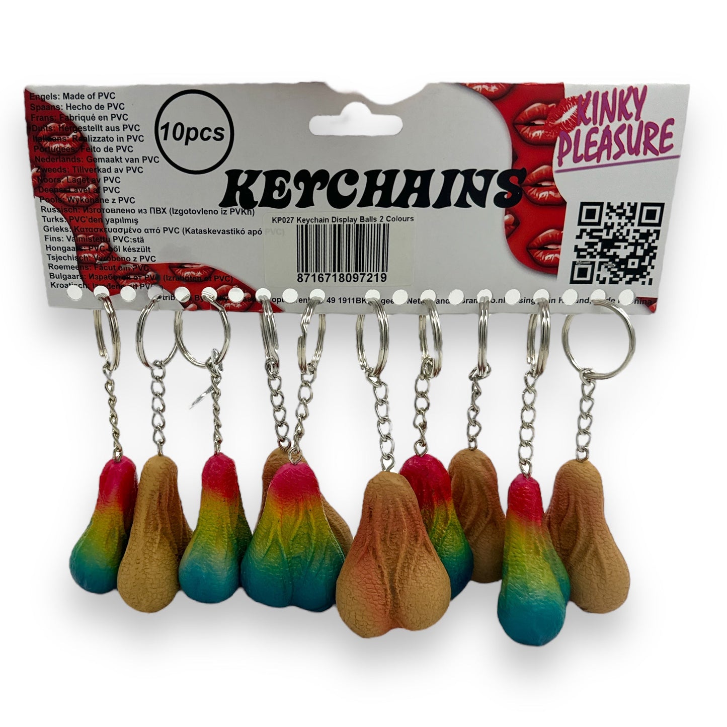 Keychain 'Bonte Ballen' - Available in 2 Colors 