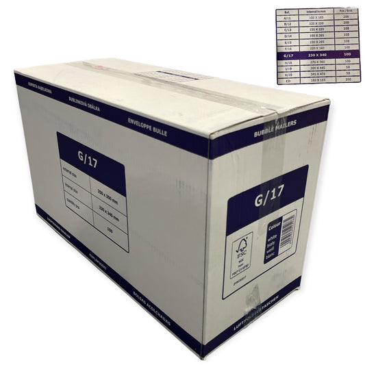 G17 Luchtkussen Envelop 230x340mm 100 Stuks