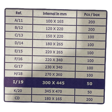 A11 Bubble Envelope 100x165mm 200 Pieces