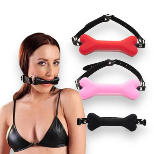 Siliconen Botvormige Mondband 'Ball Gag' | Kinky Pleasure KP02