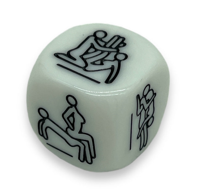 Erotic Sex Dice White