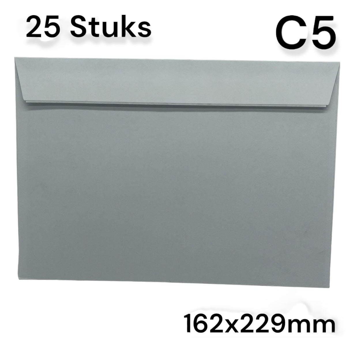 C5 Enveloppen Wit 162 x 229 mm - 25 stuks