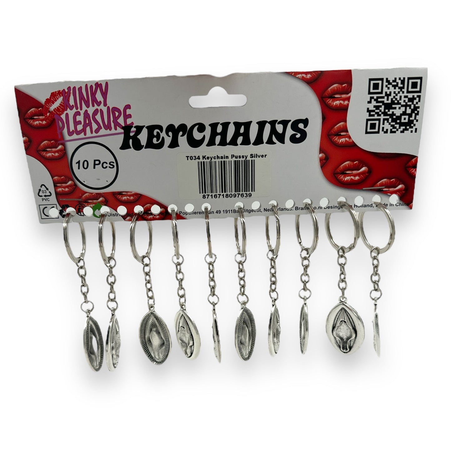 Keychain 'Metallic Muschi' 