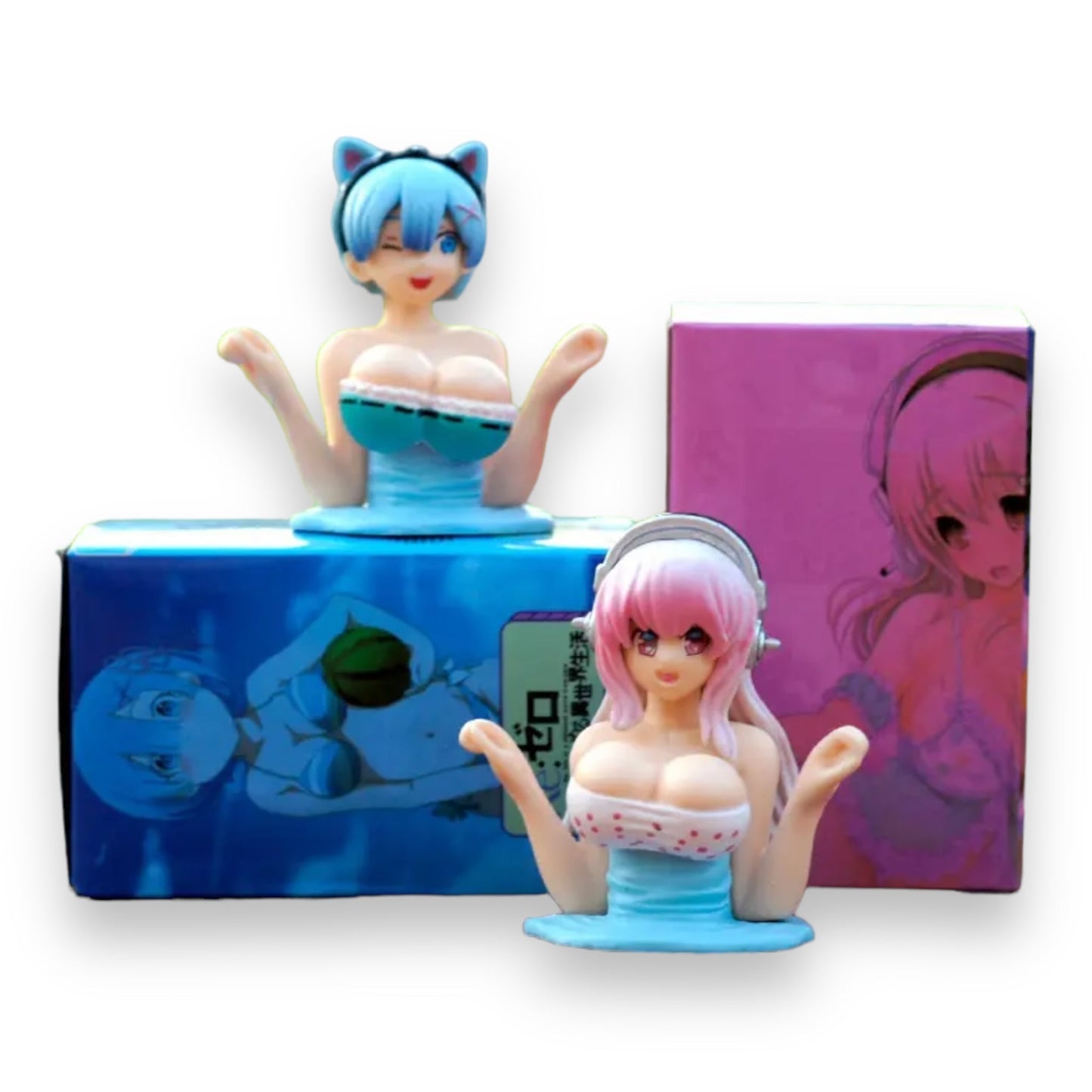 Manga 'Stuiterende Borsten' Auto Decoratie - 3 Modellen