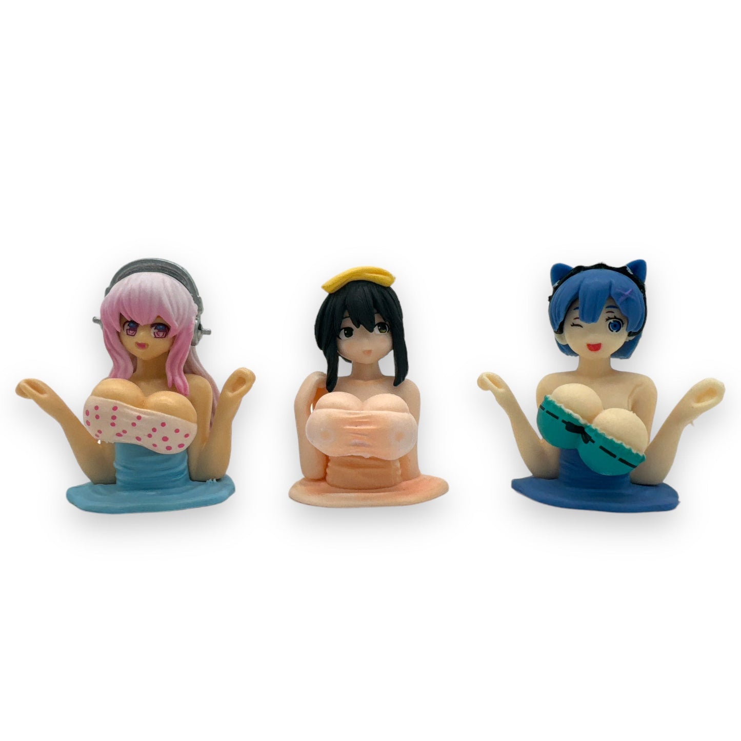 Manga 'Stuiterende Borsten' Auto Decoratie - 3 Modellen