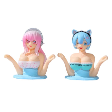 Manga 'Stuiterende Borsten' Auto Decoratie - 3 Modellen