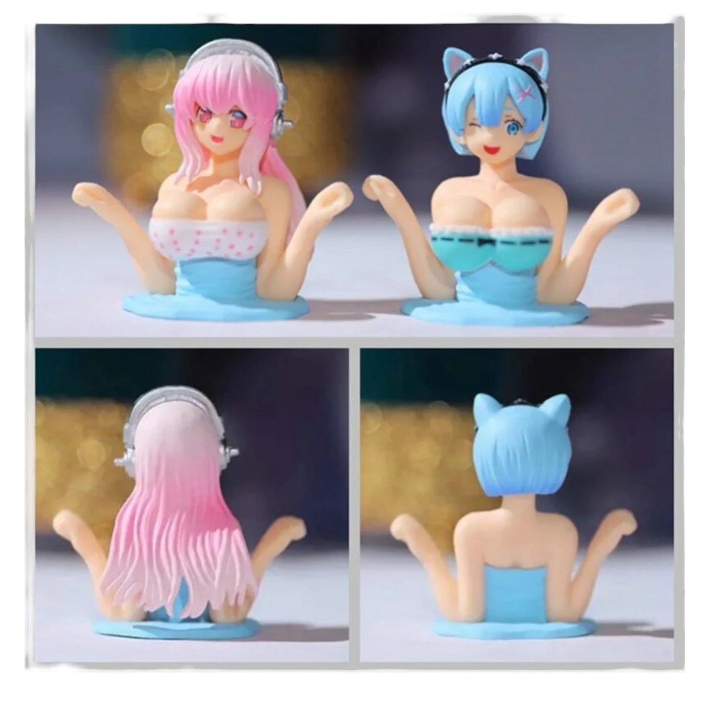 Manga 'Stuiterende Borsten' Auto Decoratie - 3 Modellen
