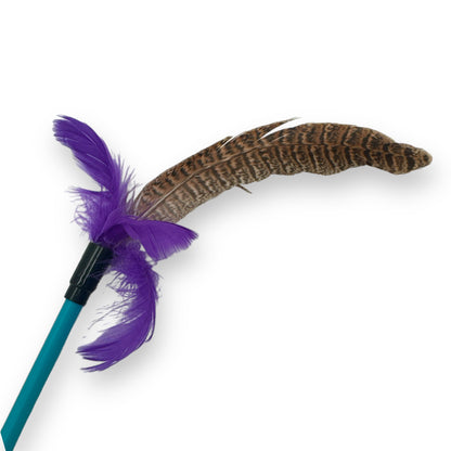Cat Toy with Feathers - 42 cm