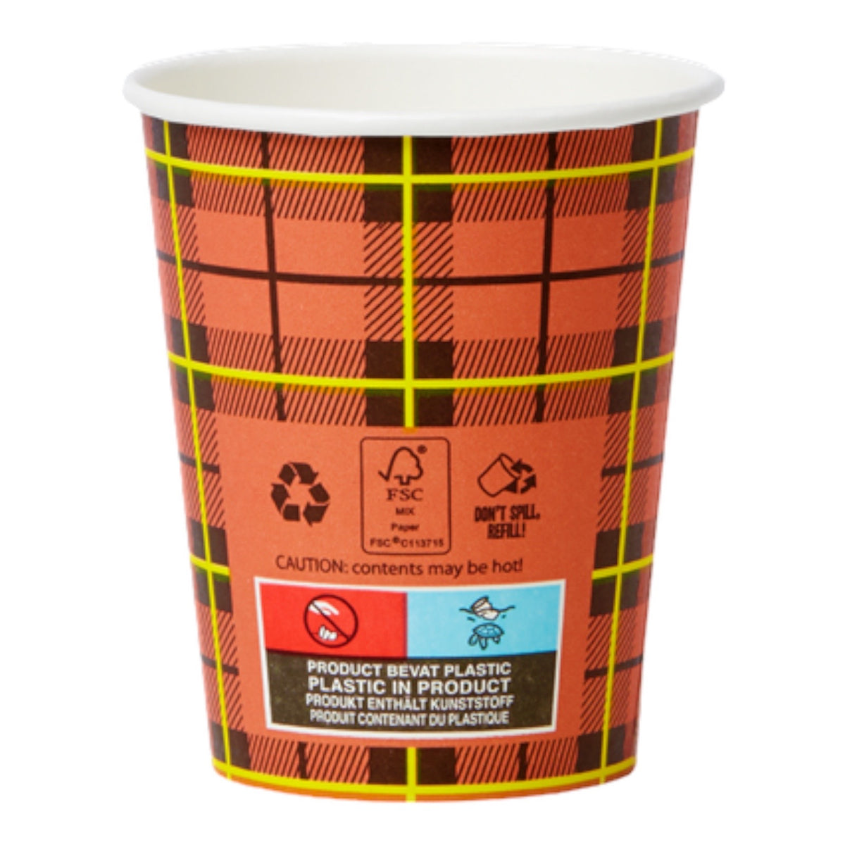 Kaffeebecher Pappe 150 ml - 100 Stück - Scotty