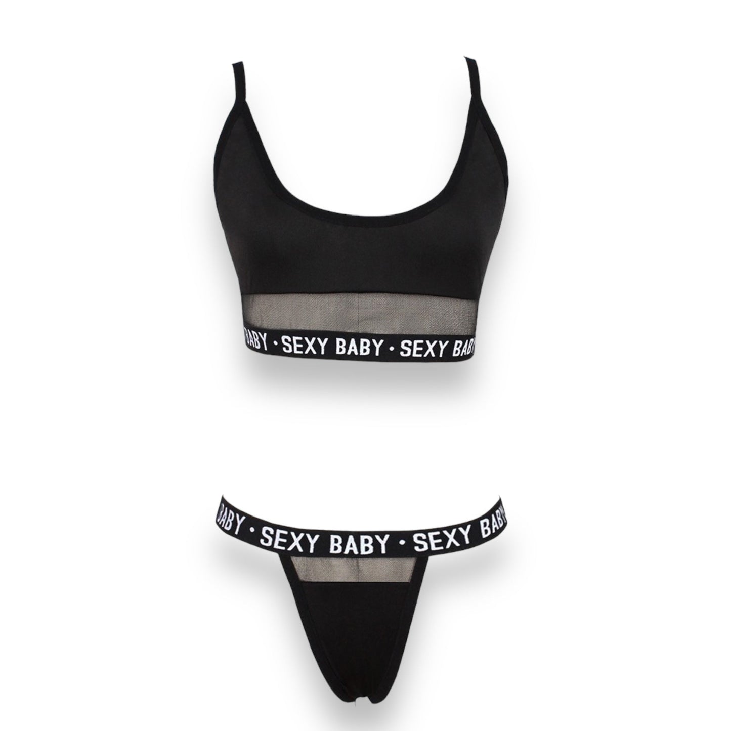 Erotische Lingerie Set Zwart 2 Kleuren In 3 Maten