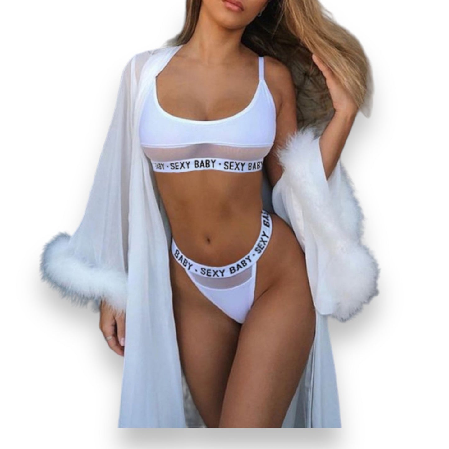 Erotische Lingerie Set Zwart 2 Kleuren In 3 Maten