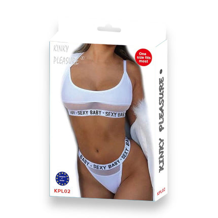 Erotic Lingerie Set Black 2 Colors In 3 Sizes