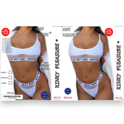 Erotische Lingerie Set Zwart 2 Kleuren In 3 Maten