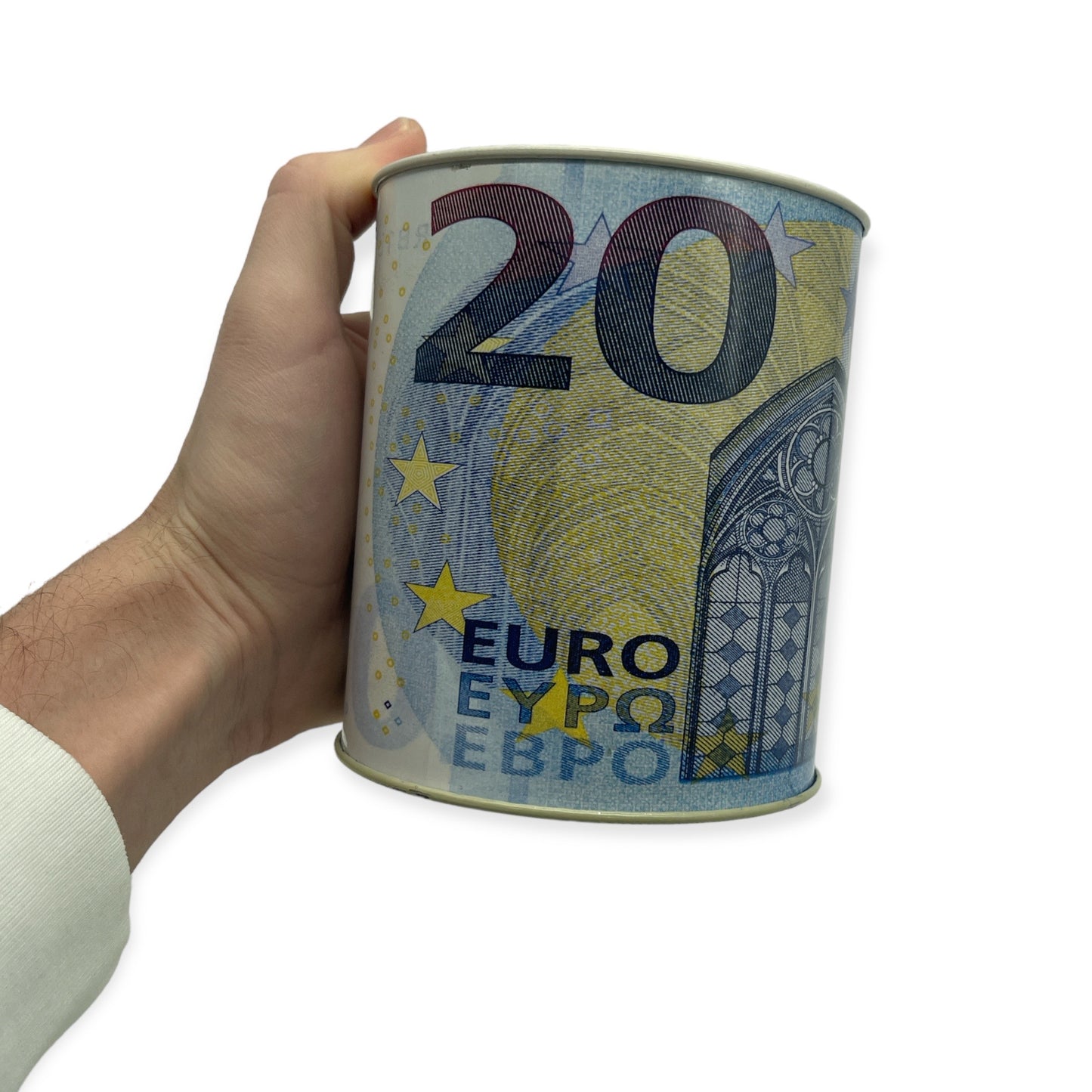 Spaarpot Klein Euro Motief 12cm
