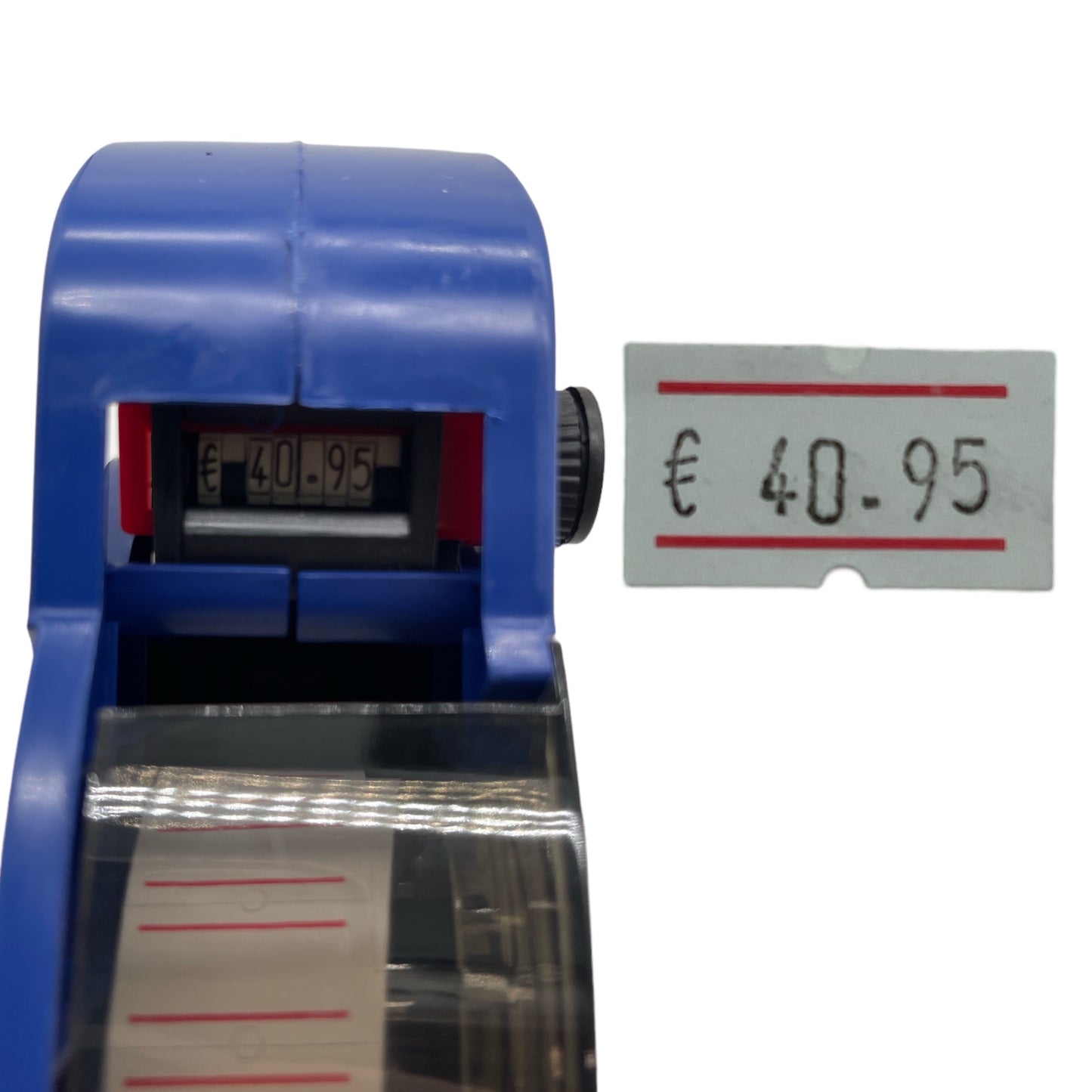 Prijstang Met Prijs Stickers - 5500 Stuks - 3 Rollen Inkt - Blauw