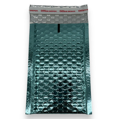 Bubbeltjesplastic Enveloppen Metallic 2 Kleuren  21X14cm 1 Stuk