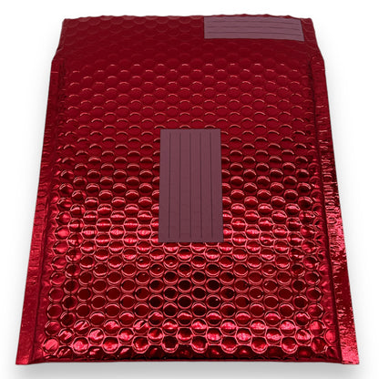 Bubble Wrap Envelopes Metallic 24X25cm Red