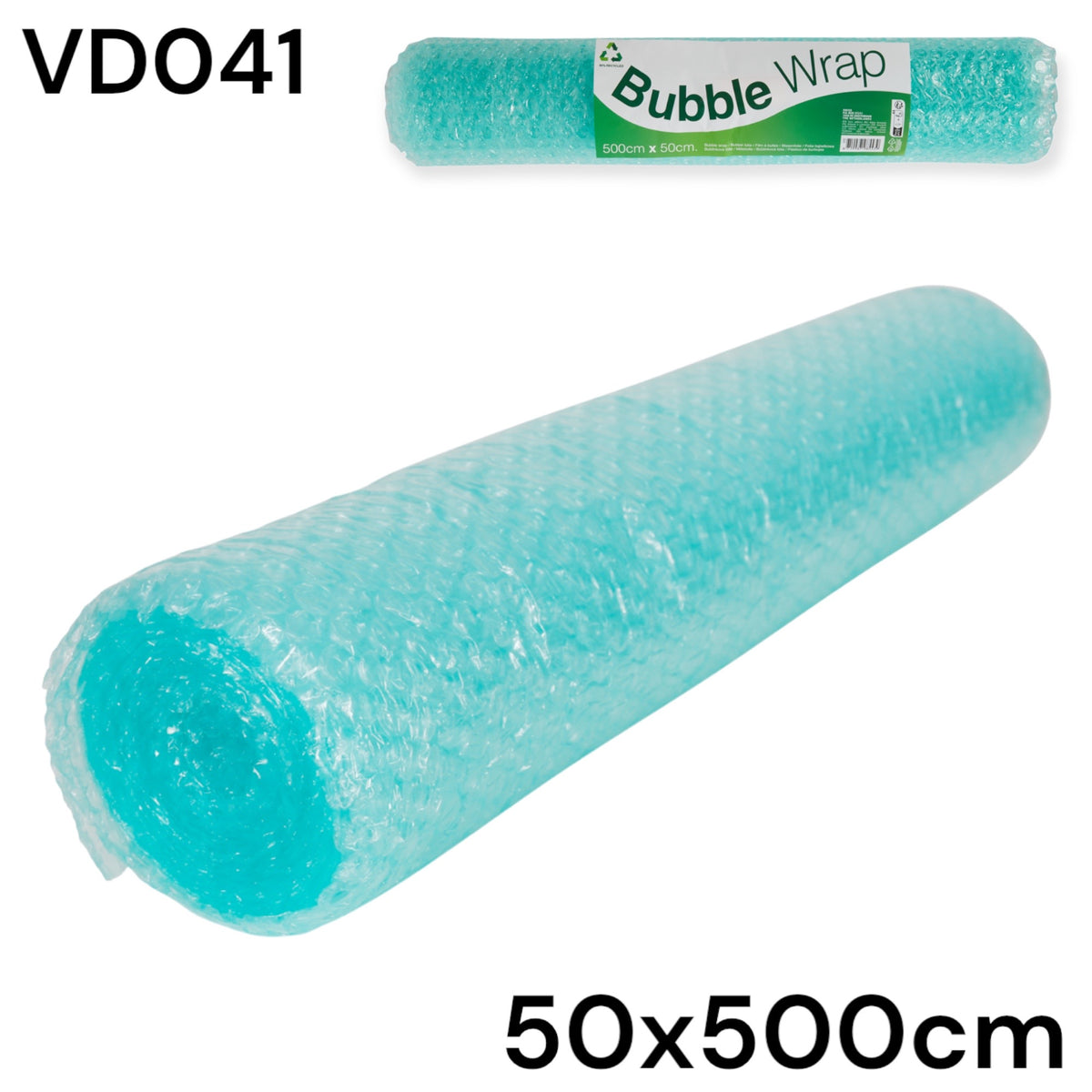 Bubbeltjesplastic Groen 50 x 500 cm op Rol