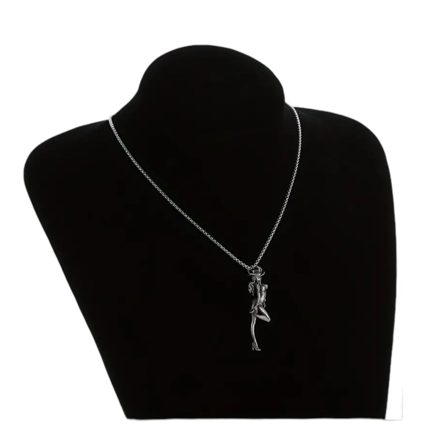 Exclusieve Ketting 'Cowgirl Chic' - Vrouw in Bikini met Cowboyhoed