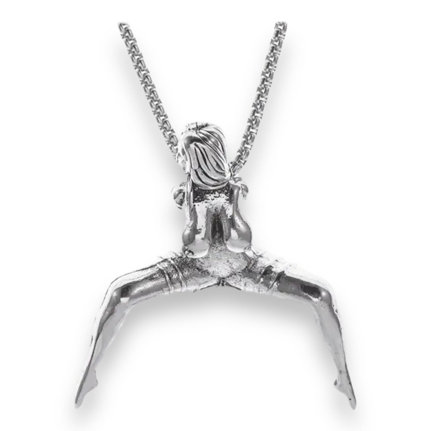 Exclusieve Ketting - 'Gebonden Schoonheid' - Naakte Vrouw in Bondage