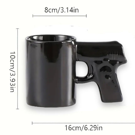 Coffee Mug 'Black Pistol' - The Ultimate Statement in your Coffee Break 