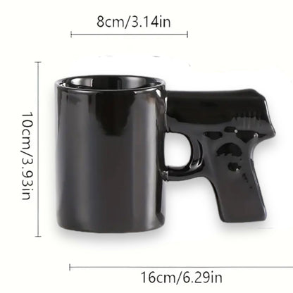 Coffee Mug 'Black Pistol' - The Ultimate Statement in your Coffee Break 